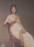 Jacques-Louis  David Madame de Verninac,nee Henriette Delacroix,Sister of Eugene Delacroix,date Anno Septimo (mk05) china oil painting reproduction